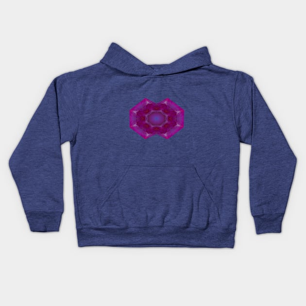 Yoga Mandala Kids Hoodie by HarmoniaYoga